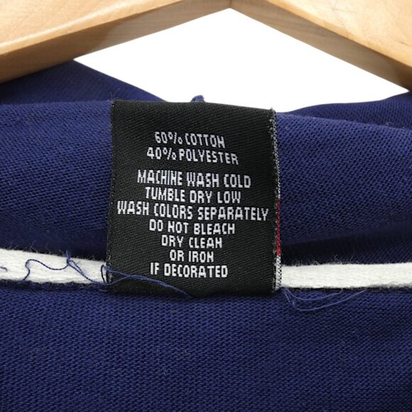 Breckenridge CO 1859 Hoodie Navy Blue L Collegiate Pullover Fleece Sweatshirt - Picture 4 of 4